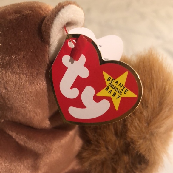“Nuts” TY Beanie Baby, Brown Squirrel, Vintage Collectible 1996 - Picture 6 of 13